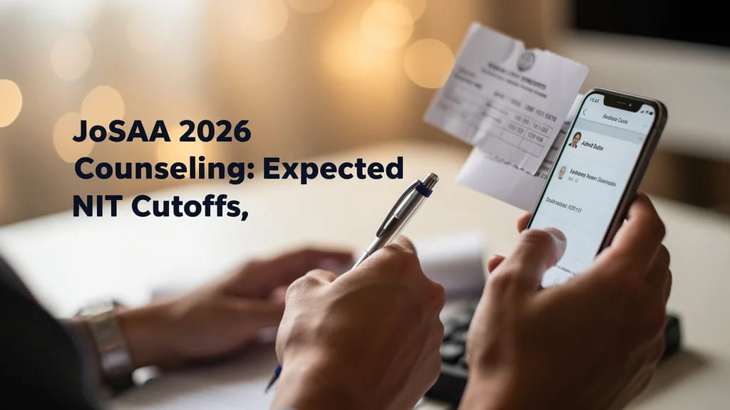 Josaa 2026 Counseling Expected Nit Cutoffs Opening Closi 842374