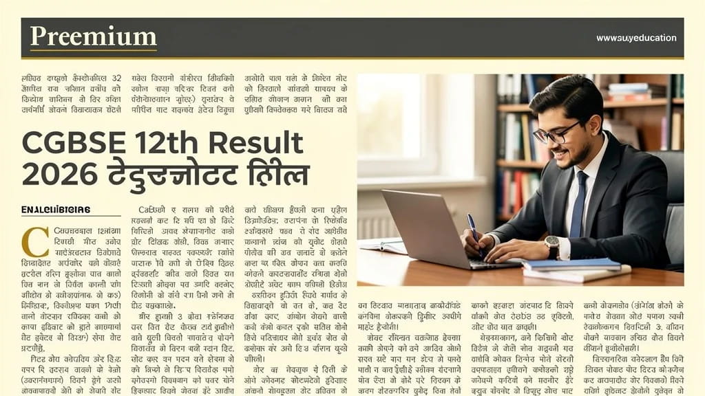 Cgbse 12th Result 2026 Ddaaunlodd Link Cgbse Nic in Pr Rijltt 513151