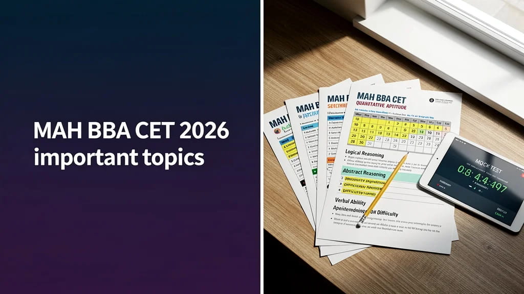 Mah Bba Cet 2026 Important Topics Sectional Weightage Diff 648900