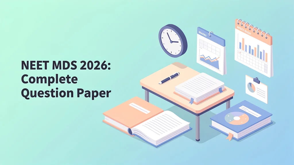 Neet Mds 2026 Complete Question Paper Analysis Difficulty 722251