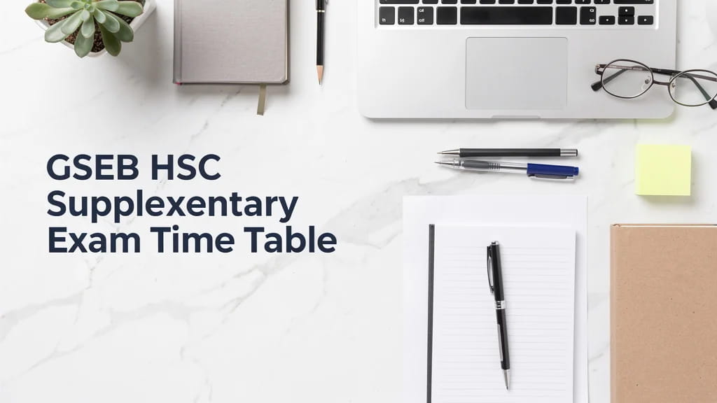 Gseb Hsc Supplementary Exam Time Table 2026 Download Gujara 859464