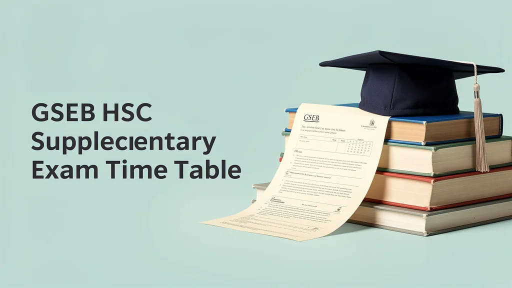 Gseb Hsc Supplementary Exam Time Table 2026 Complete Guide 278668
