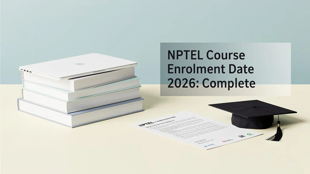 Nptel Course Enrolment Date 2026 Complete July Semester Gui 636101