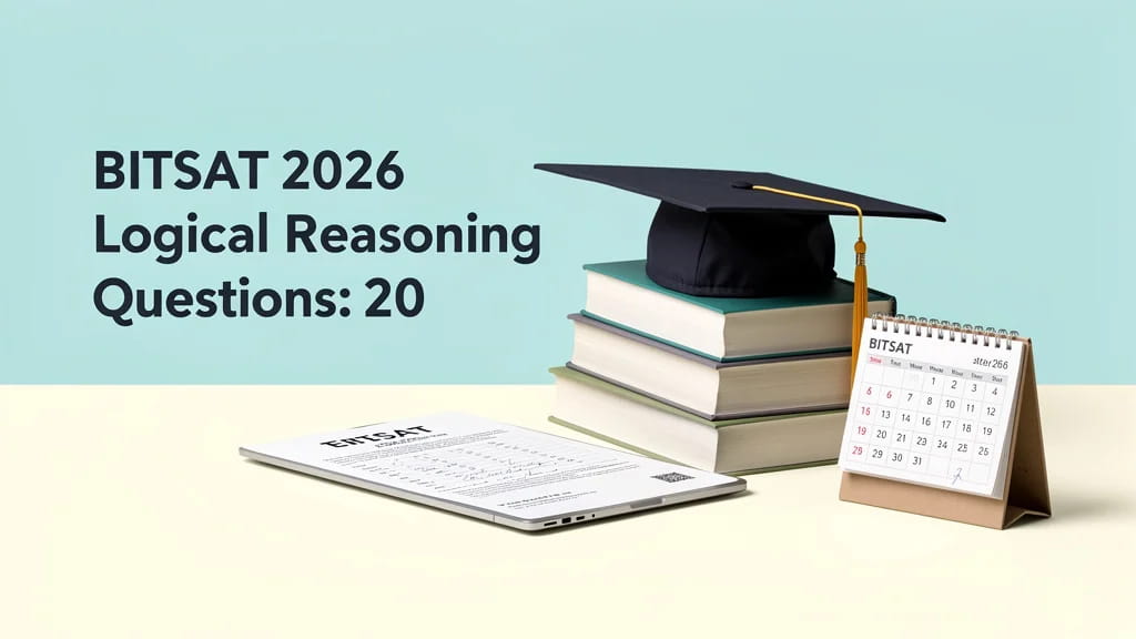 Bitsat 2026 Logical Reasoning Questions 20 Sample Problems 111830