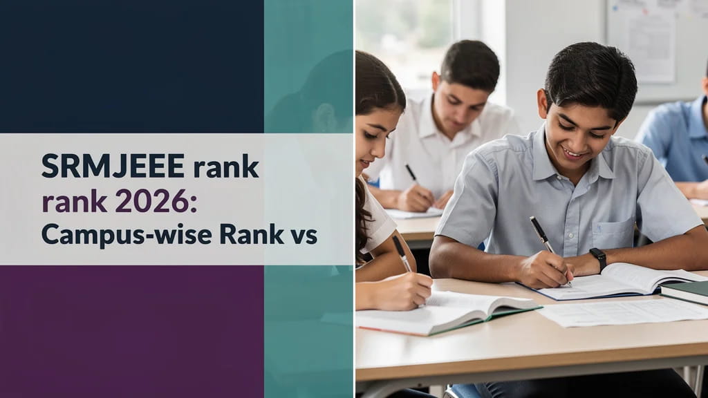 Srmjeee Rank 2026 Campus Wise Rank Vs Branch Guide to Nail 818243