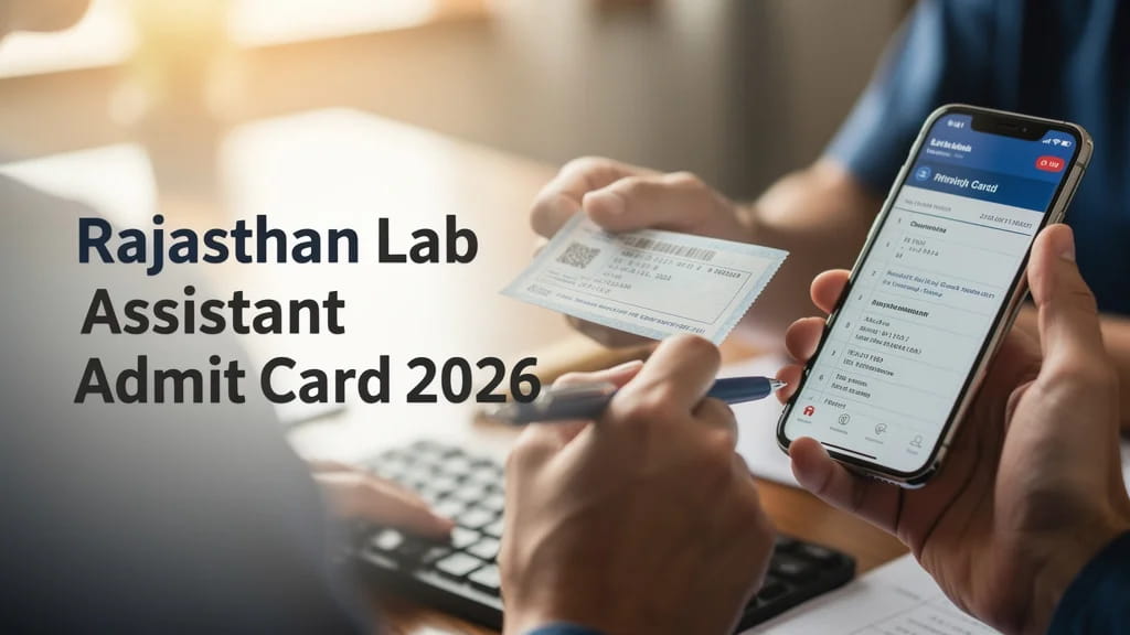 Rajasthan Lab Assistant Admit Card 2026 How to Download Da 151064