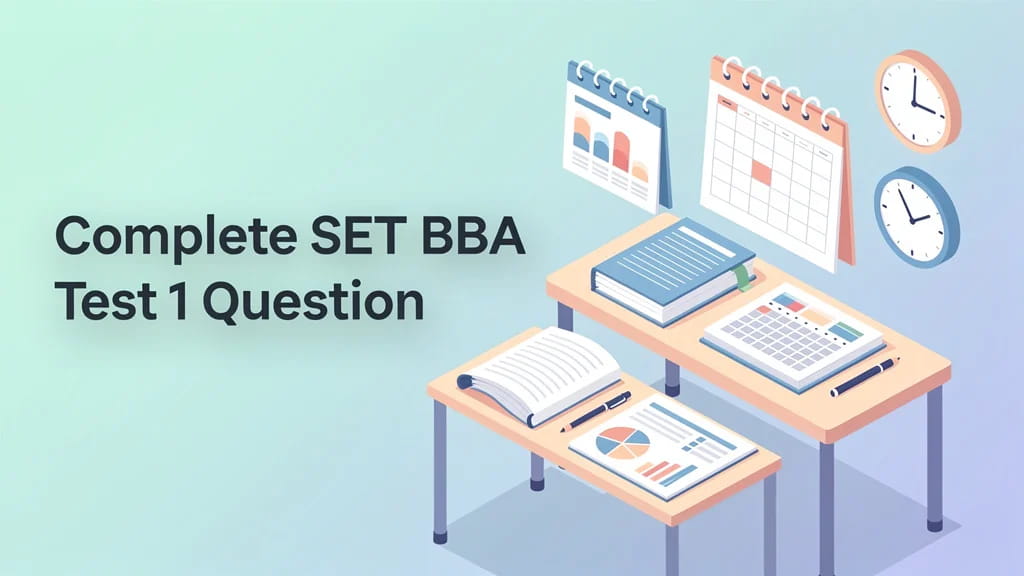 Complete Set Bba Test 1 Question Paper 2026 Guide Pattern 534350
