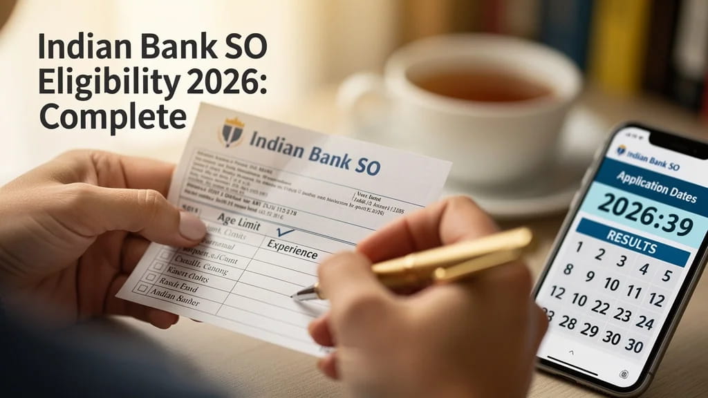 Indian Bank so Eligibility 2026 Complete Guide to Age Limit 683411