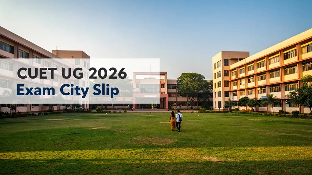 Cuet Ug 2026 Exam City Slip Live How to Check Download and 312568