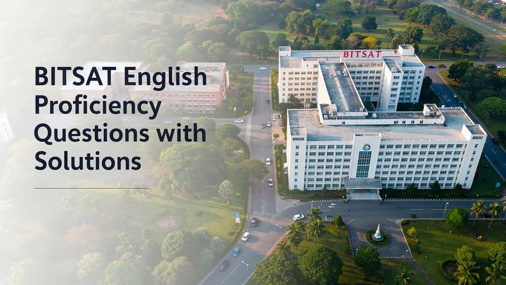 Bitsat English Proficiency Questions With Solutions Complet 922039