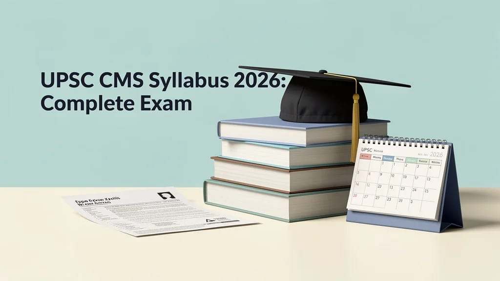 Upsc CMS Syllabus 2026 Complete Exam Pattern Subject Wise 845815