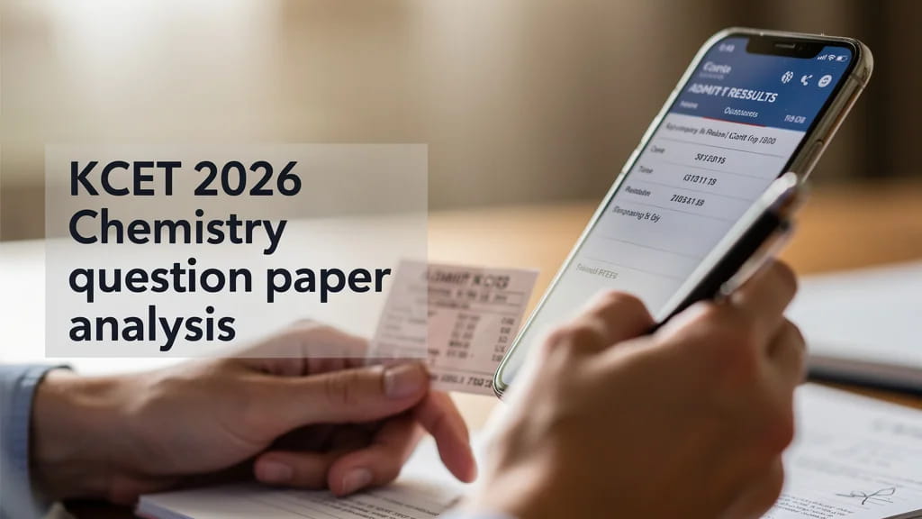 Kcet 2026 Chemistry Question Paper Analysis Detailed Review 574411