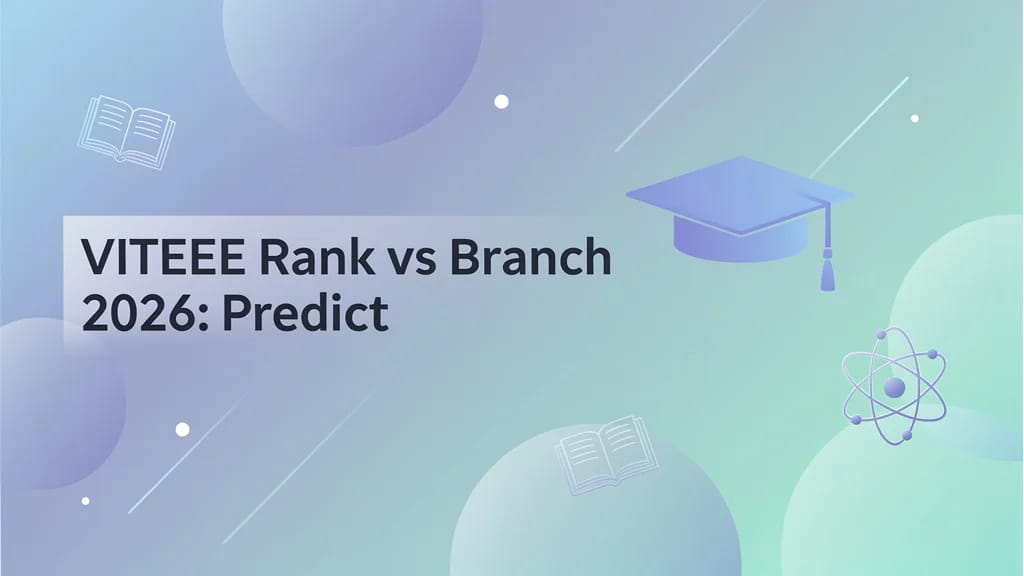 Viteee Rank Vs Branch 2026 Predict Your Chances for Cse Ec 996104