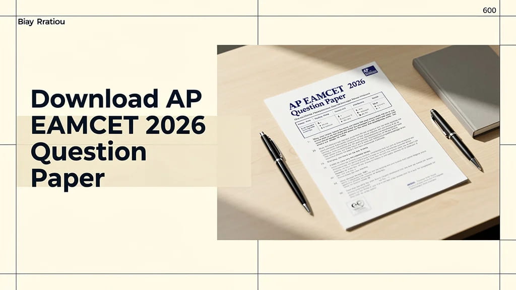 Download Ap Eamcet 2026 Question Paper With Solutions PDF S 466935