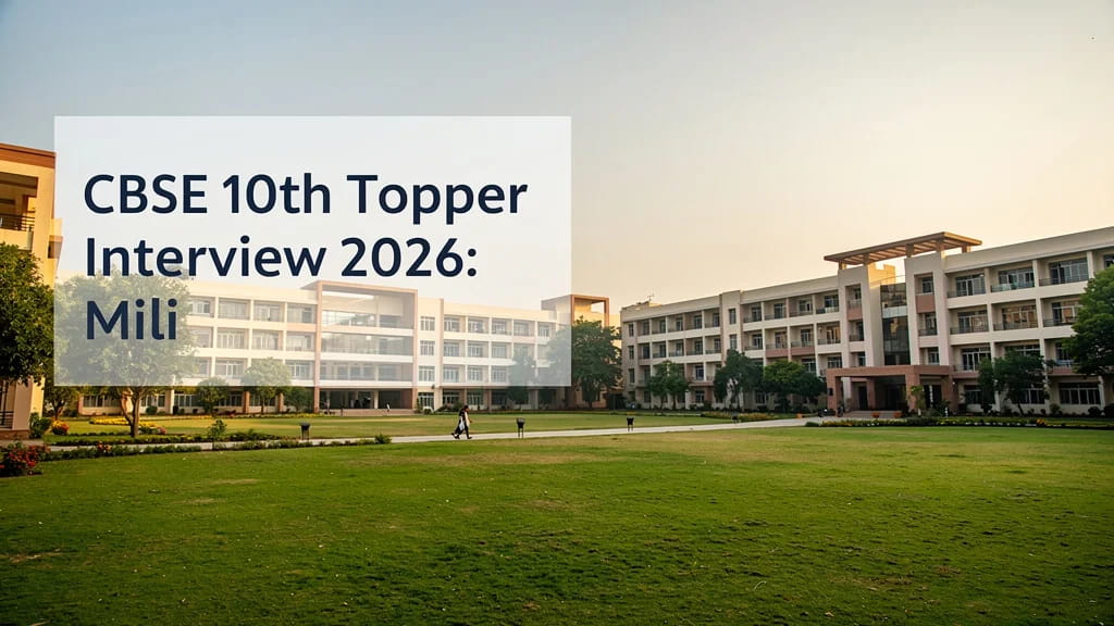 Cbse 10th Topper Interview 2026 Mili Rajeshs 98 8 Strateg 761877