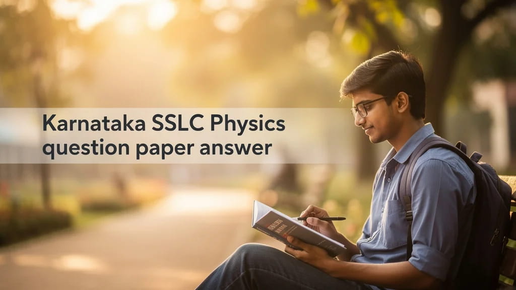 Karnataka Sslc Physics Question Paper Answer Key 2026 Downl 487967