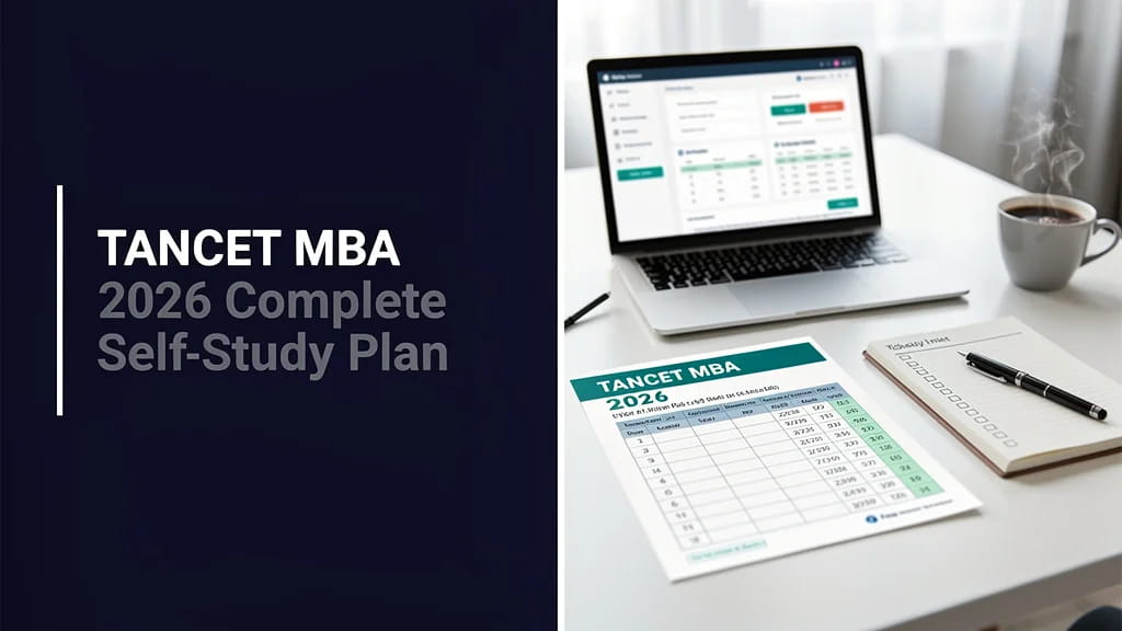 Tancet Mba 2026 Complete Self Study Plan Registration Exam 582010