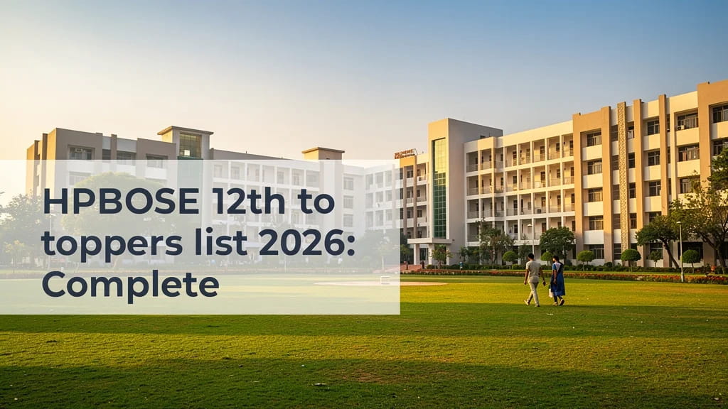 Hpbose 12th Toppers List 2026 Complete Guide to Toppers St 105357