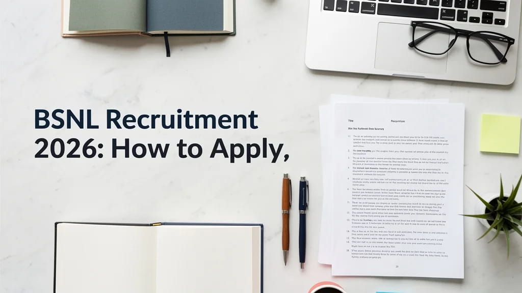 Bsnl Recruitment 2026 How to Apply Eligibility Vacancies 499007