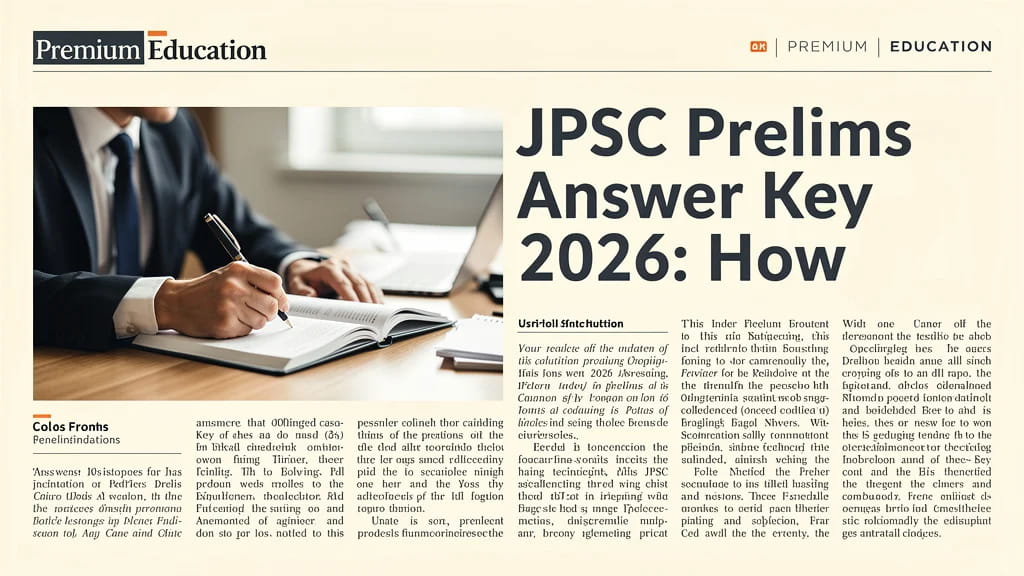 Jpsc Prelims Answer Key 2026 How to Download Raise Objecti 143436