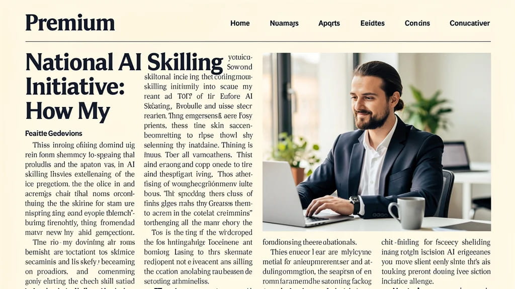 National AI Skilling Initiative How My Waves Built in TV T 322894