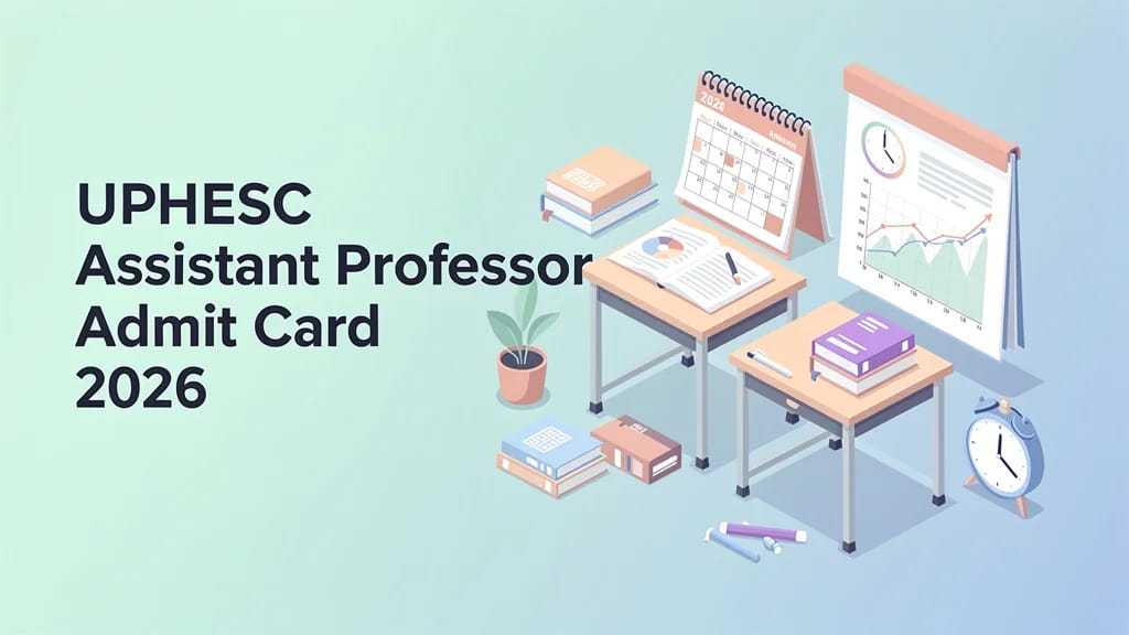 Uphesc Assistant Professor Admit Card 2026 How to Download 278382
