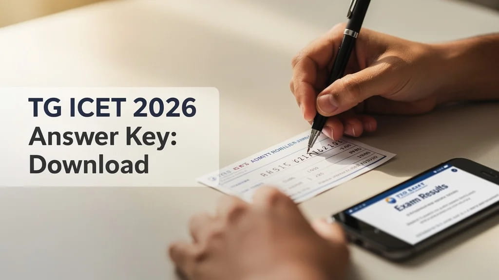 Tg Icet 2026 Answer Key Download Shift Wise PDFs Calculate 243505