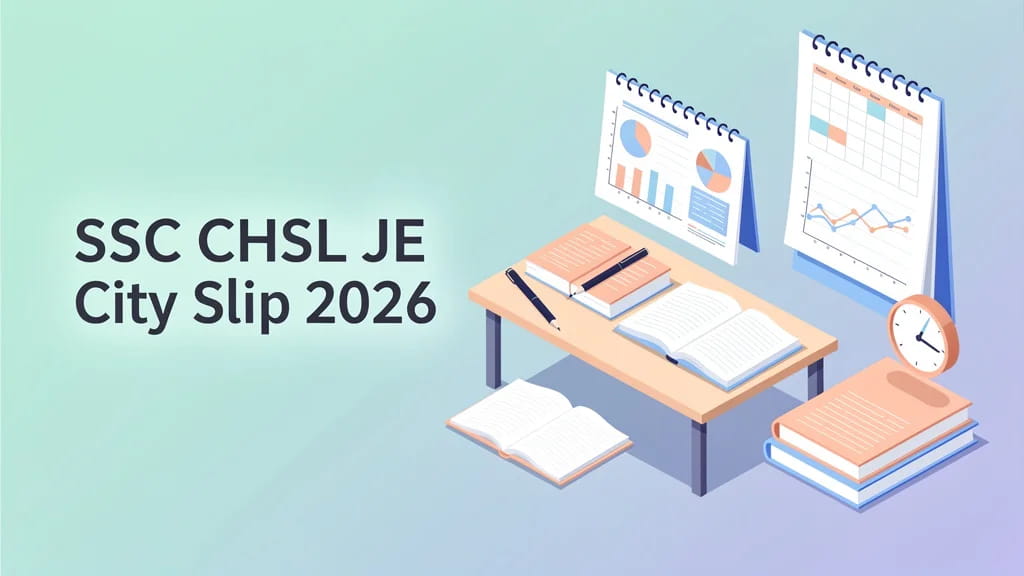 Ssc Chsl Je City Slip 2026 How to Download City Intimation 198006