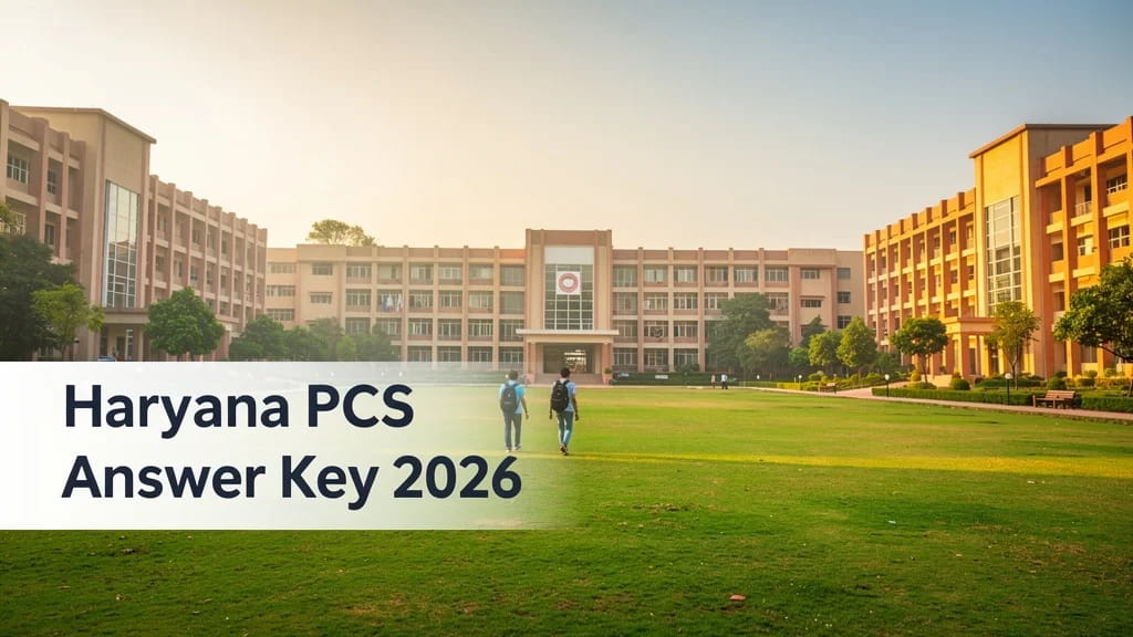 Haryana Pcs Answer Key 2026 Download Provisional Key Rais 820537