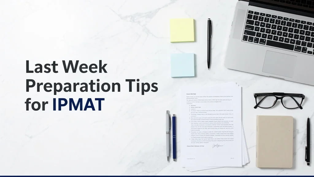 Last Week Preparation Tips for Ipmat 2026 Day by Day Revisi 830512