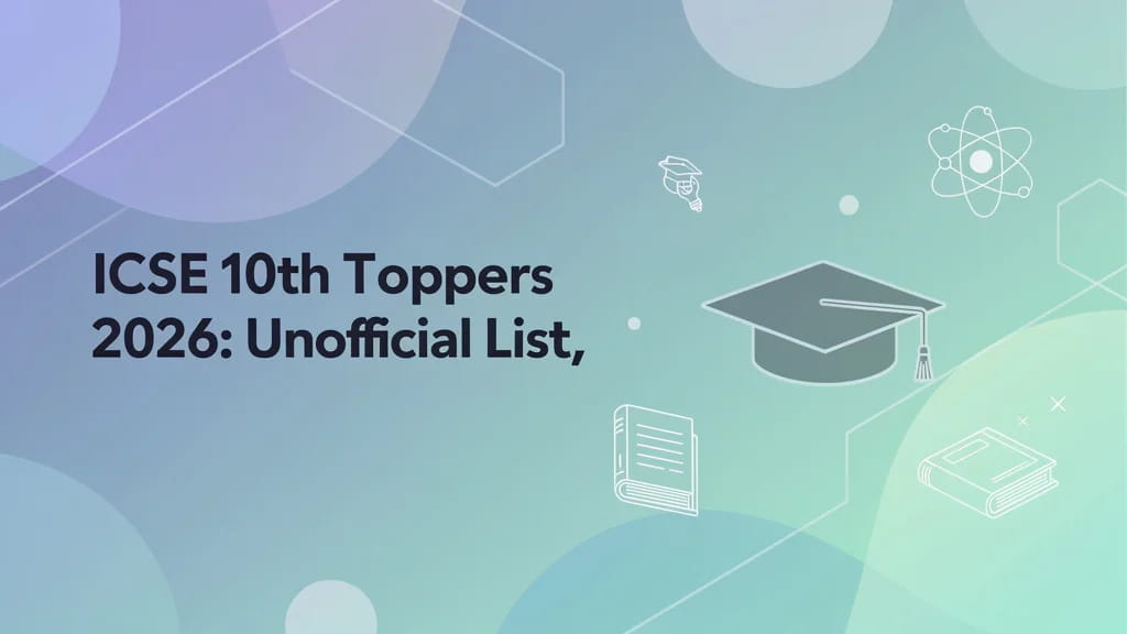 Icse 10th Toppers 2026 Unofficial List Marks Grading Pas 136024