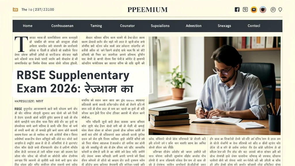 Rbse Supplementary Exam 2026 Egjaam Kaa Smy Aur Str Date Sh 797190