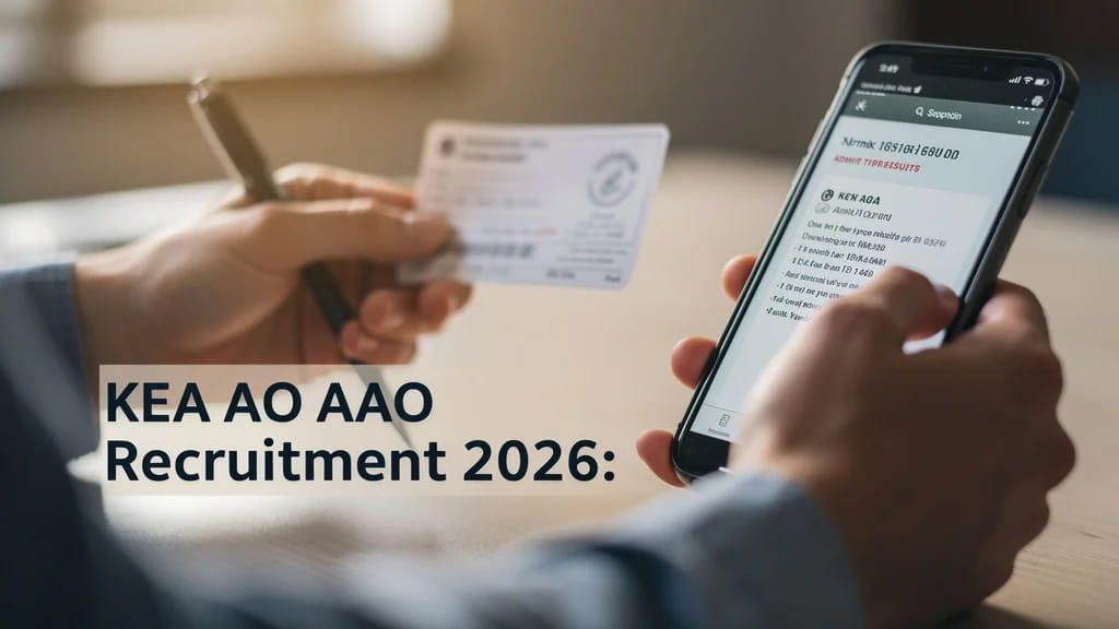 Kea Ao Aao Recruitment 2026 Apply Online for Agriculture of 222912
