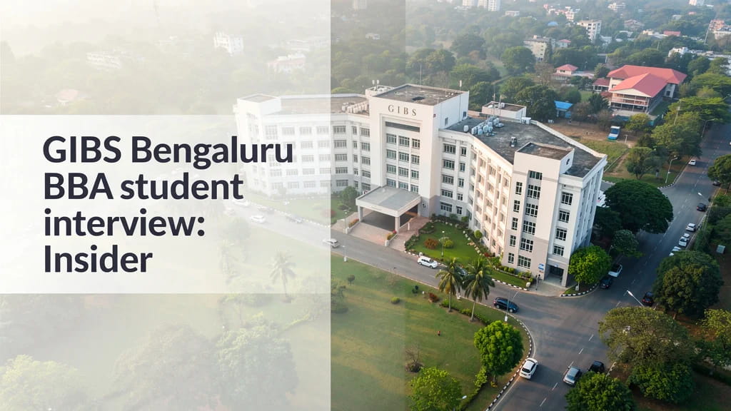 Gibs Bengaluru Bba Student Interview Insider Look at Campus 217032