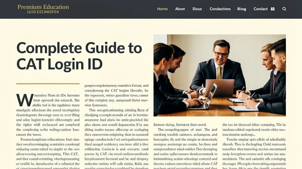 Complete Guide to Cat Login ID 2026 Create Recover Use F 515027