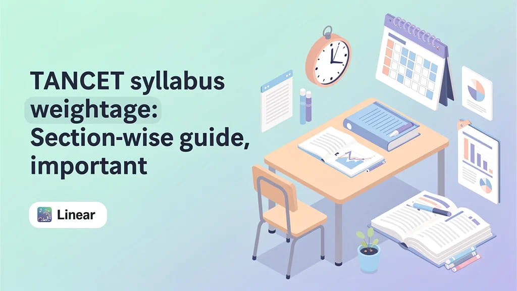Tancet Syllabus Weightage Section Wise Guide Important Top 606689