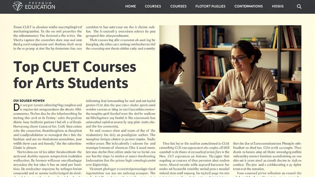 Top Cuet Courses for Arts Students Complete Guide to Ba Bj 775805