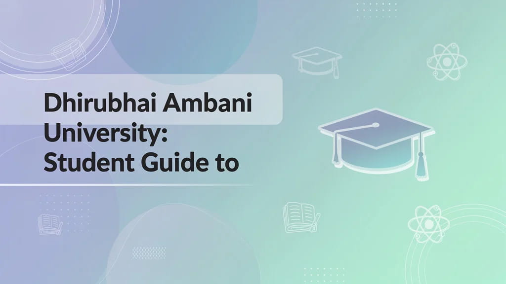Dhirubhai Ambani University Student Guide to Courses Campu 179603