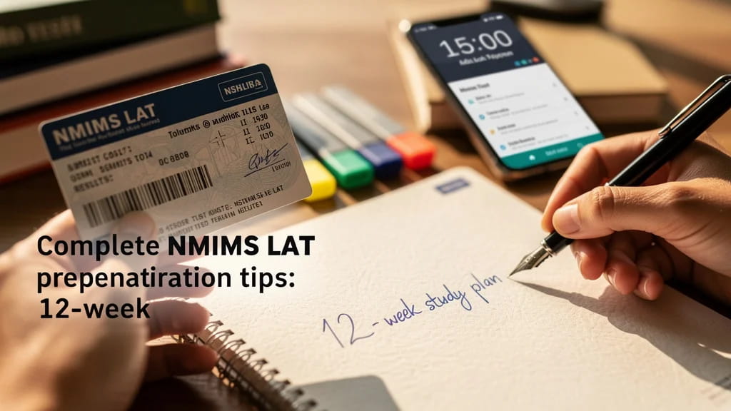 Complete Nmims Lat Preparation Tips 12 Week Study Plan Sec 162550