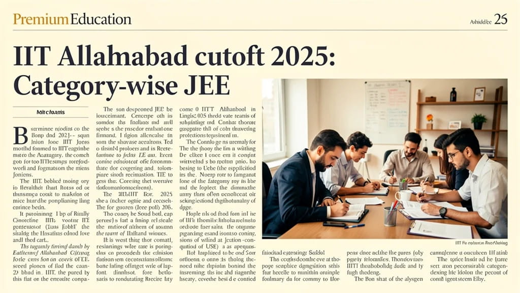 Iiit Allahabad Cutoff 2025 Category Wise Jee Main Ranks Br 495819