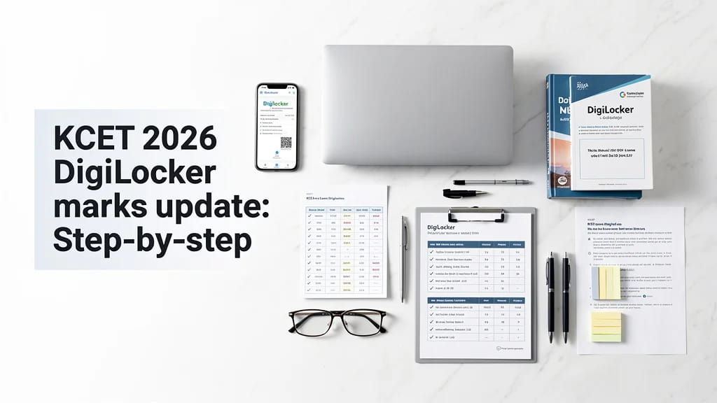 Kcet 2026 Digilocker Marks Update Step by Step Guide to Ena 615036