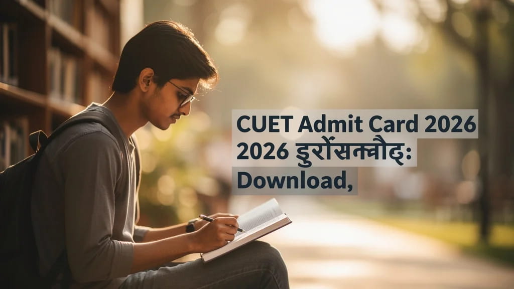 Cuet Admit Card 2026 Ddaaunlodd Download Checklist ID Rules 422521