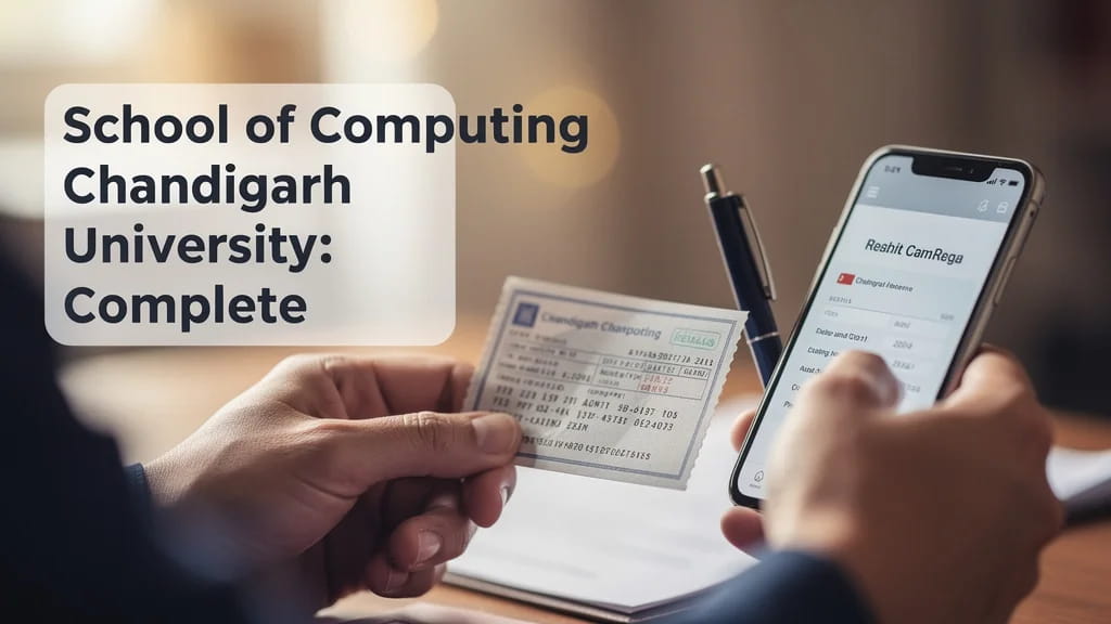 School of Computing Chandigarh University Complete Guide to 554322