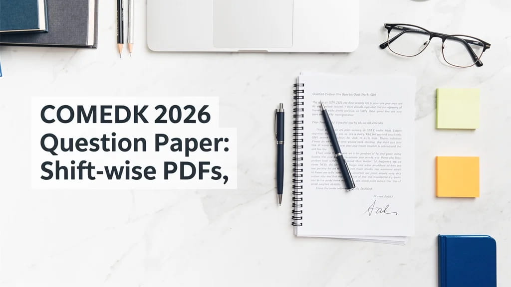 Comedk 2026 Question Paper Shift Wise PDFs Answer Key Ana 259757