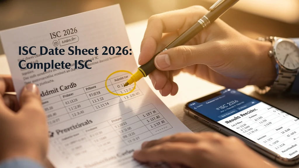 Isc Date Sheet 2026 Complete Isc Time Table Key Dates Pra 896019