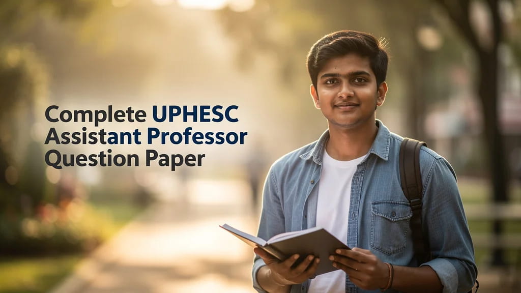 Complete Uphesc Assistant Professor Question Paper 2026 Guid 871272