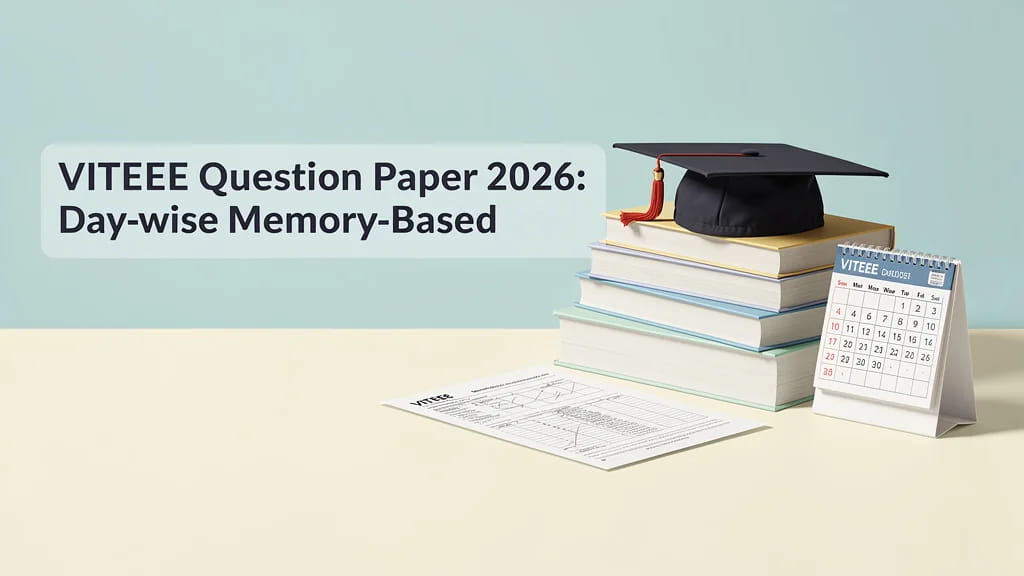 Viteee Question Paper 2026 Day Wise Memory Based Questions 686116