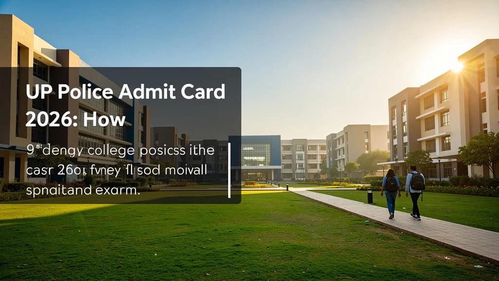 Up Police Admit Card 2026 How to Download City Slip Hall T 809694