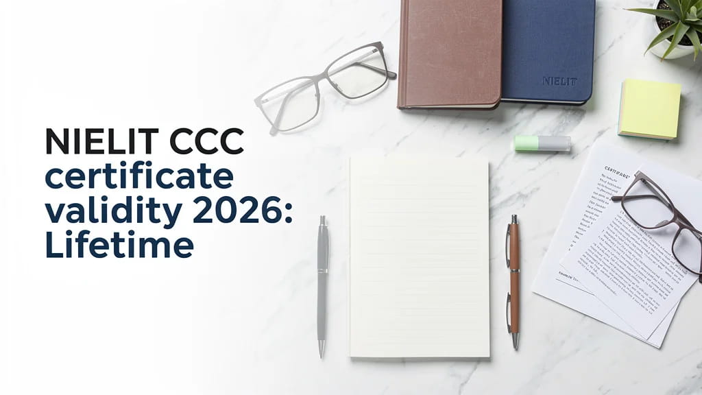 Nielit Ccc Certificate Validity 2026 Lifetime Validity Dow 754483