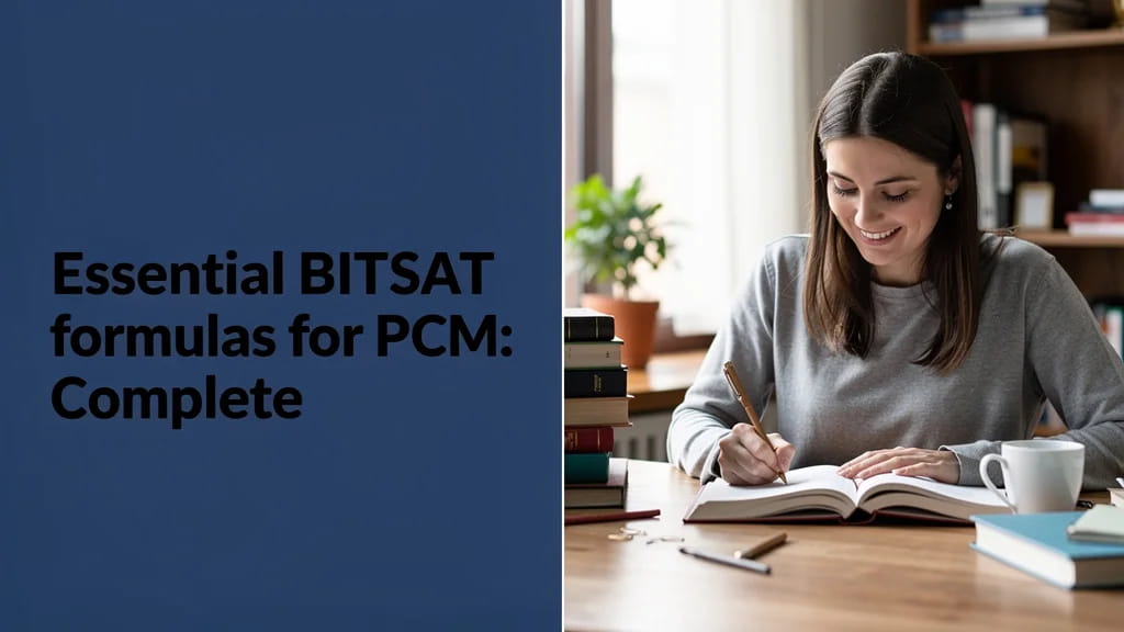 Essential Bitsat Formulas for Pcm Complete Physics Chemist 853584